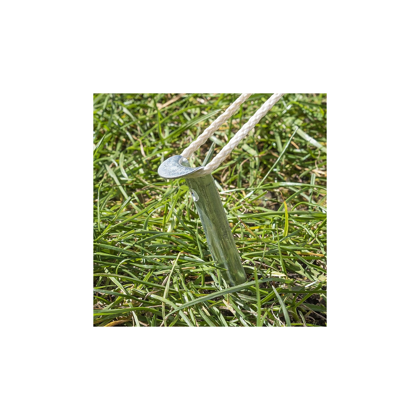 ProPlus - Half-round metal tent peg 22 cm - set of 10