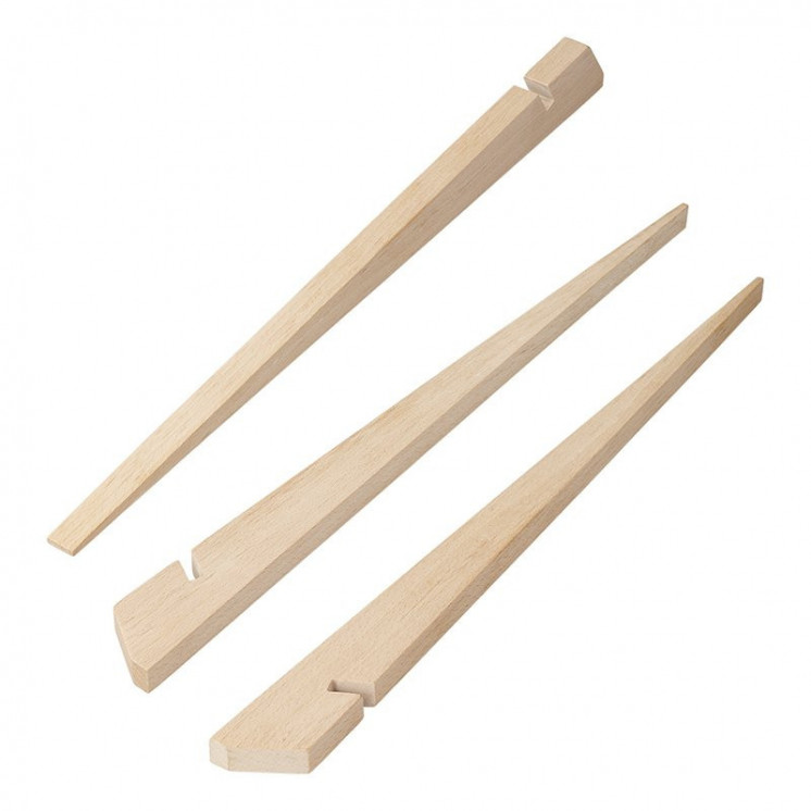 Tent peg 40cm wood (4 pieces)