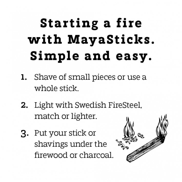 Light My Fire - Mayasticks - Aanmaakhoutjes