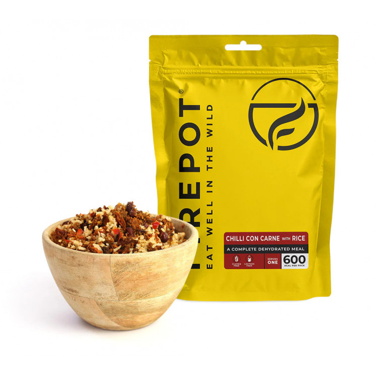 Firepot - Chilli con carne with rice - Dehydrated meal