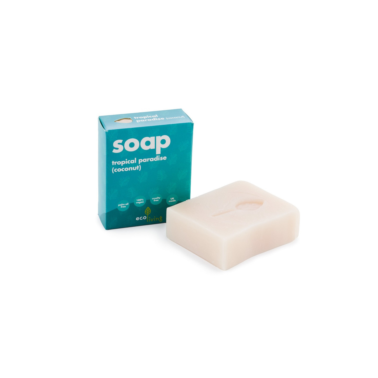 Eco-Living - tropical handmade coconut soap 100g – vegan & palm oil-fr