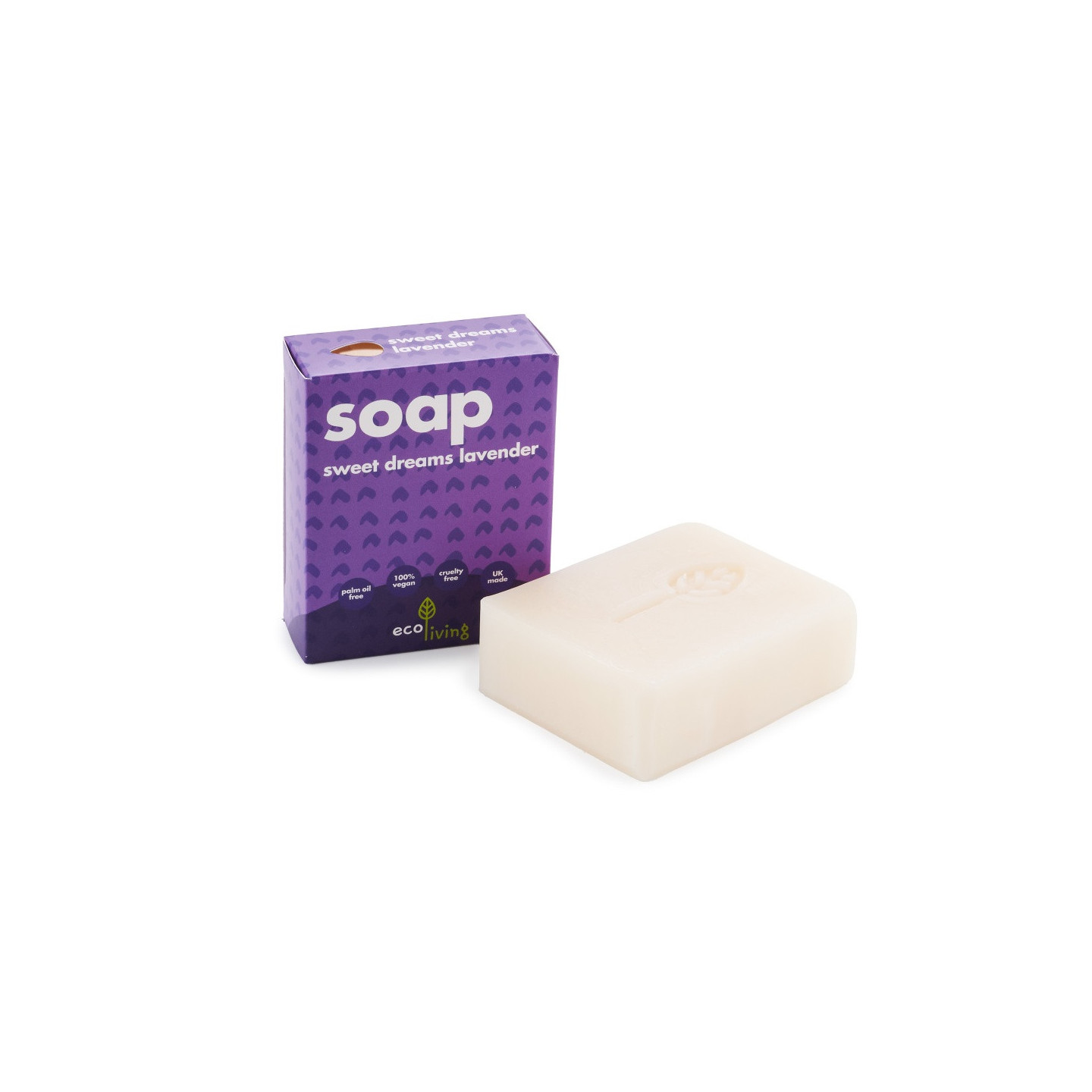 EcoLiving - handmade lavender soap 100g – vegan & relaxing