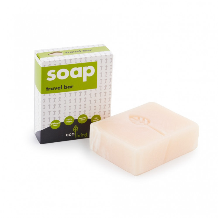 EcoLiving - all-in-one travel soap 100g – handmade & vegan