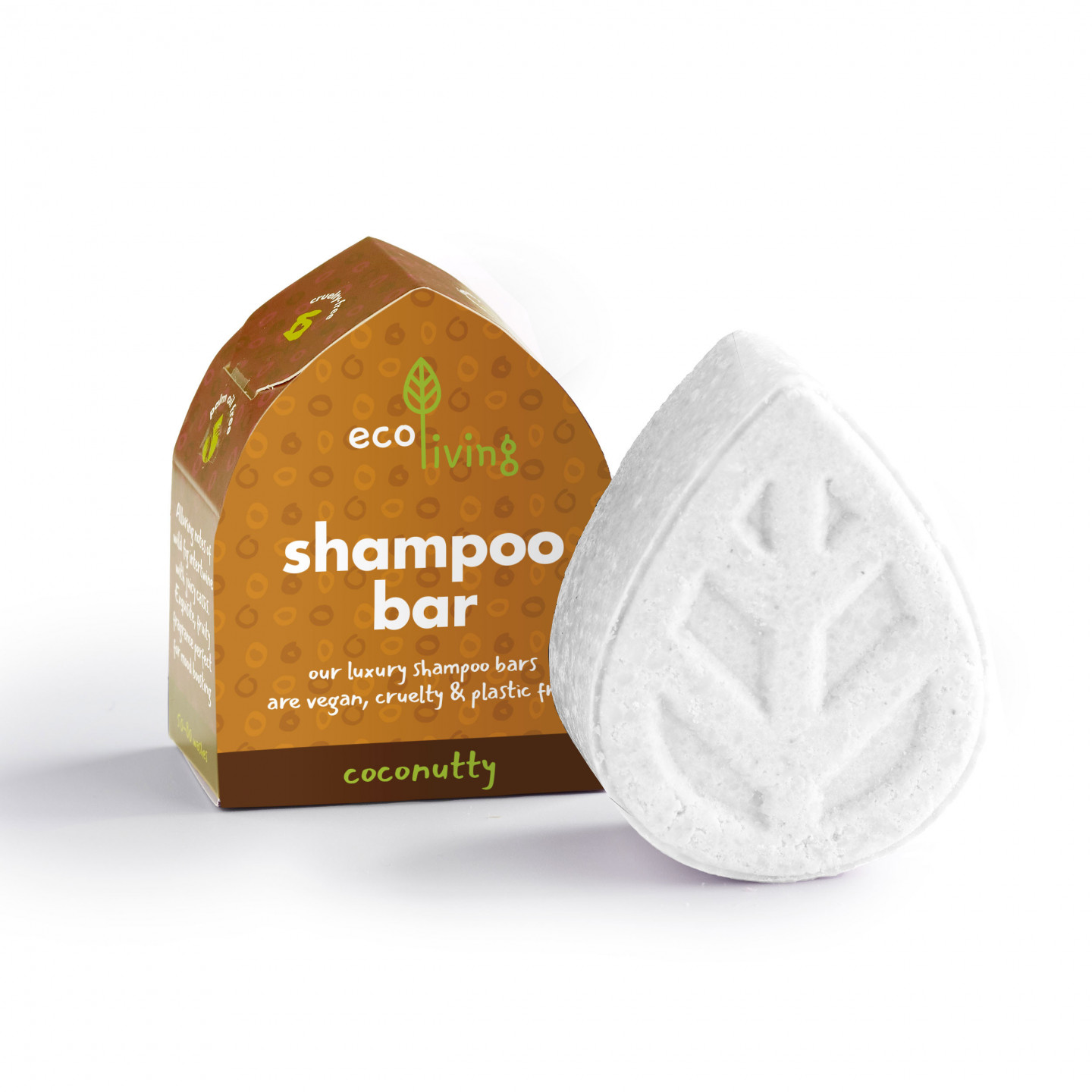 EcoLiving - coconutty shampoo bar – vegan & soap-free