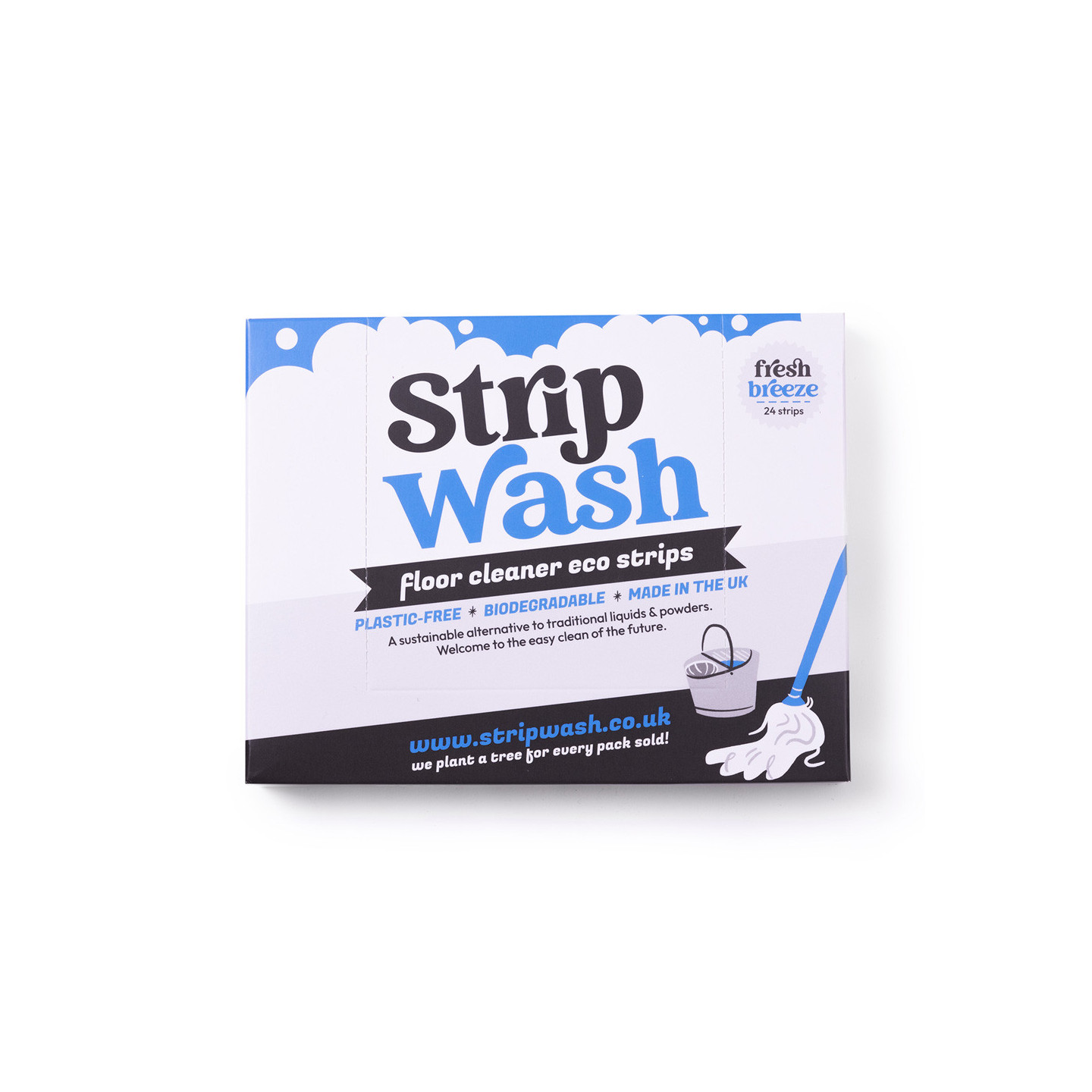 ecoLiving floor cleaner stripwash – biodegradable strips