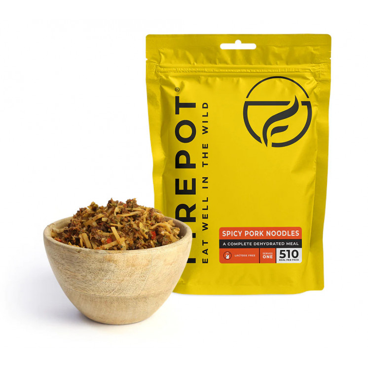 Firepot - Spicy pork noodles - Dehydrated meal