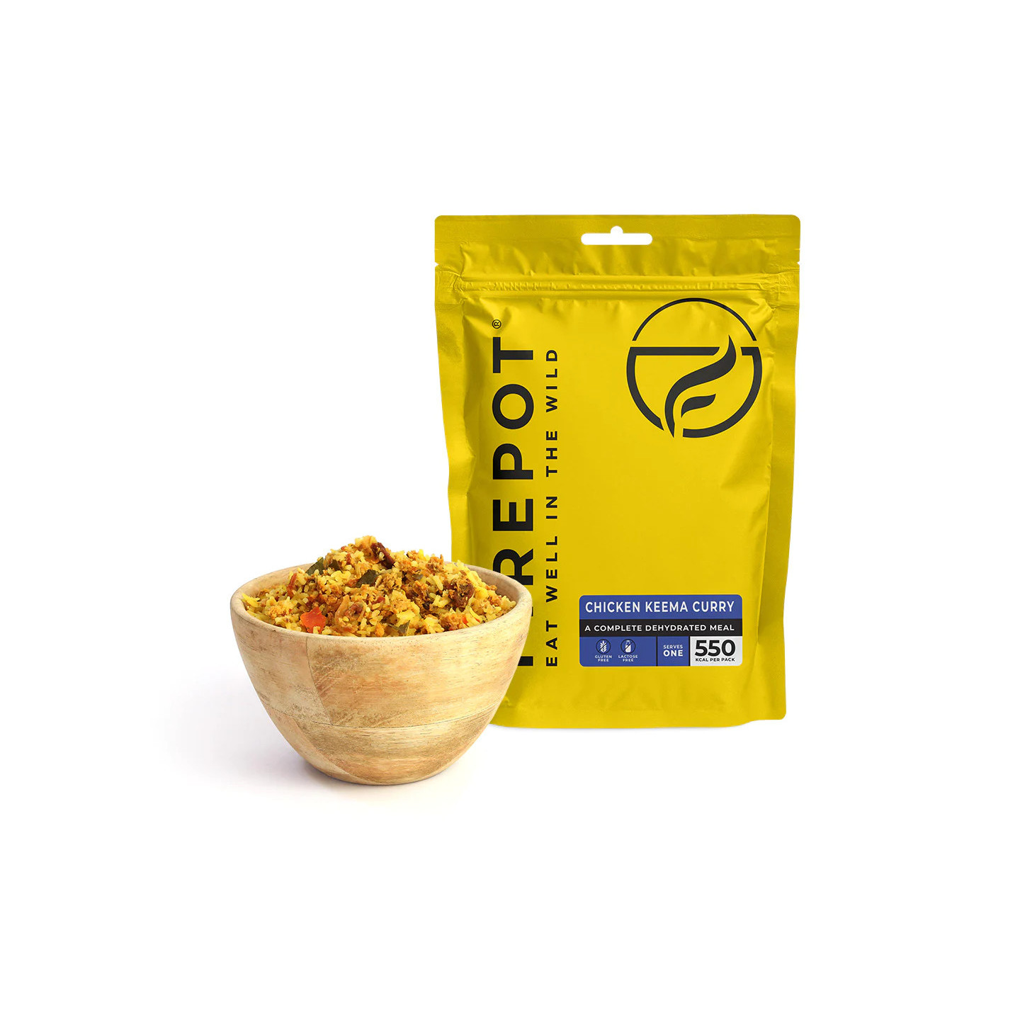 Firepot - Kip keema curry - Gedehydrateerde maaltijd