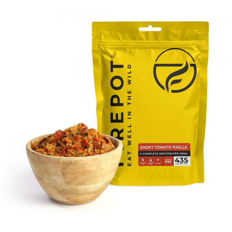 Firepot - Paella aux tomates fumées - Repas déshydraté