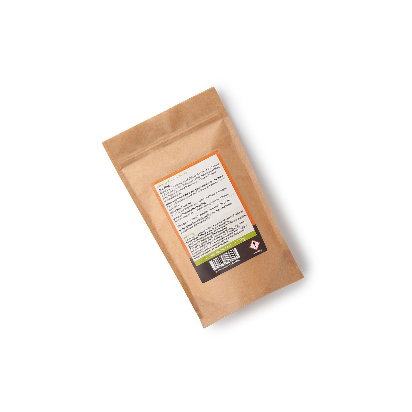 ecoLiving - Citric acid 750g