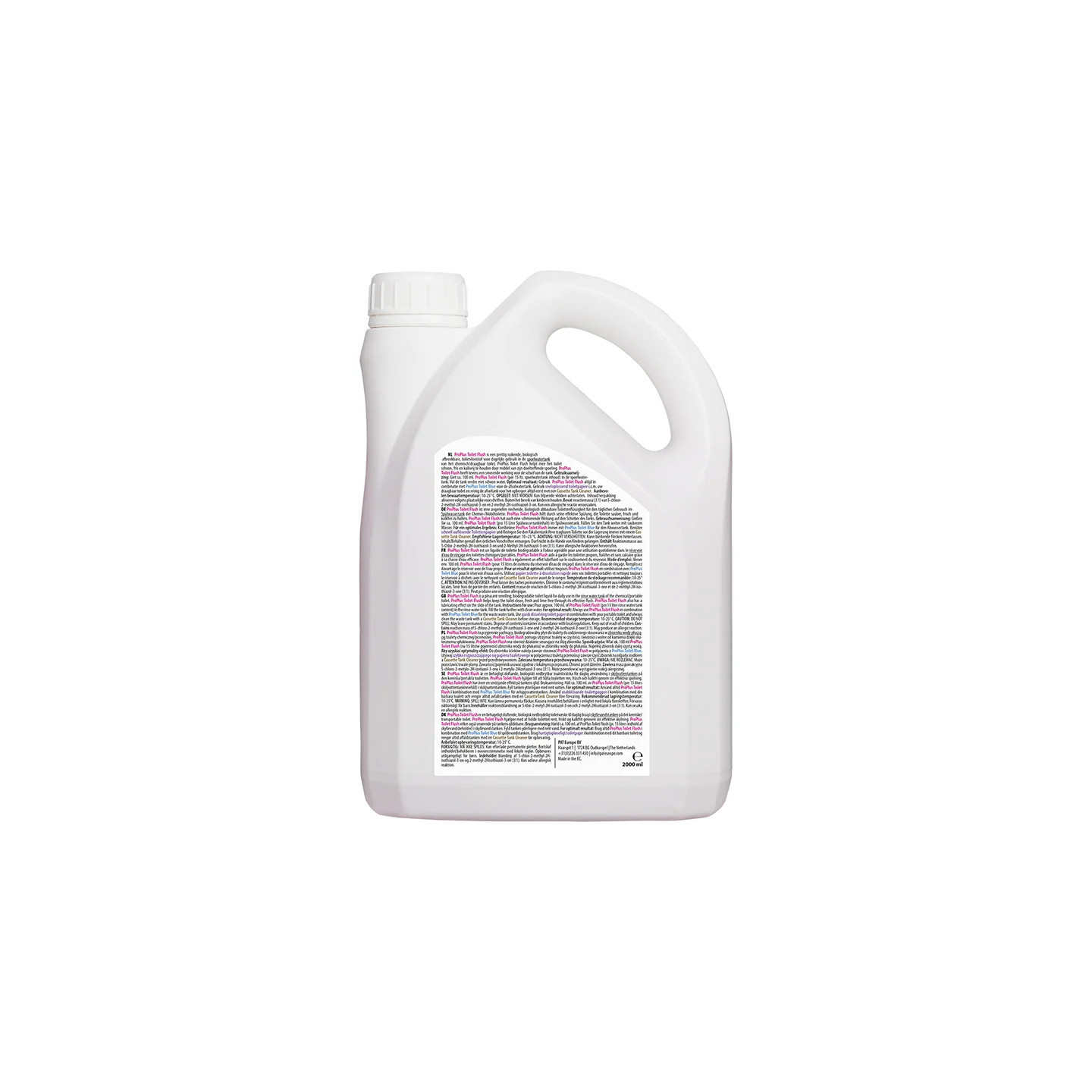 Toilet Fluid - 2-Liter Flush Water Additive Pink