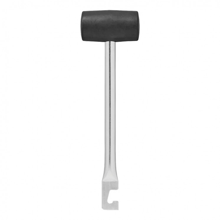 Rubber Mallet with Peg Extractor - Camping Accessory