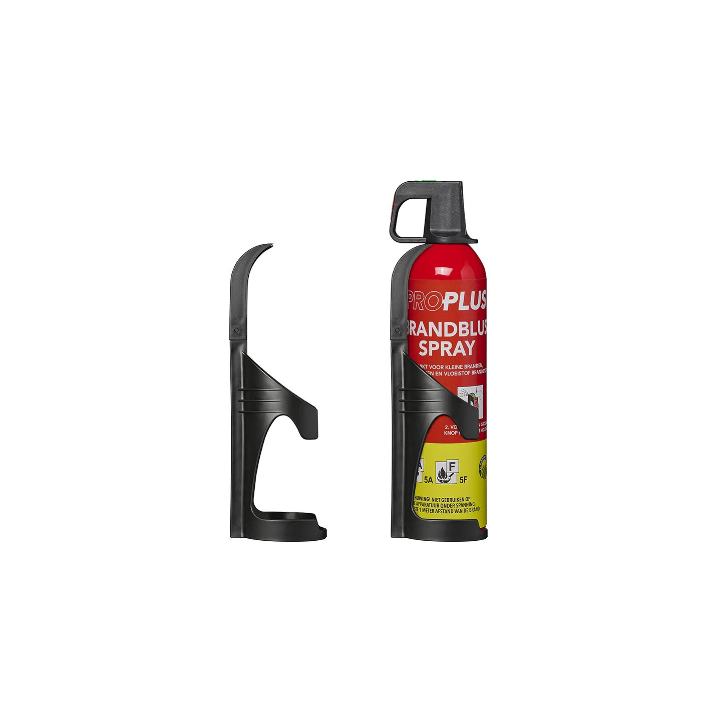 Black Wall Mount for 750ml Fire Extinguisher - Safety & Accessibility