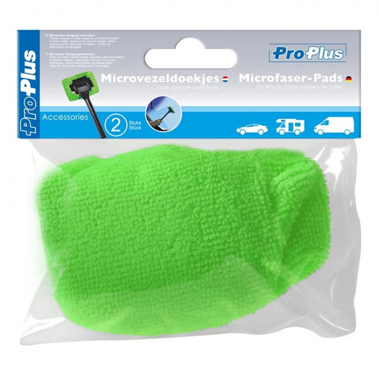 Microfiber Cloths for Windshield Cleaning Wonder - Set of 2