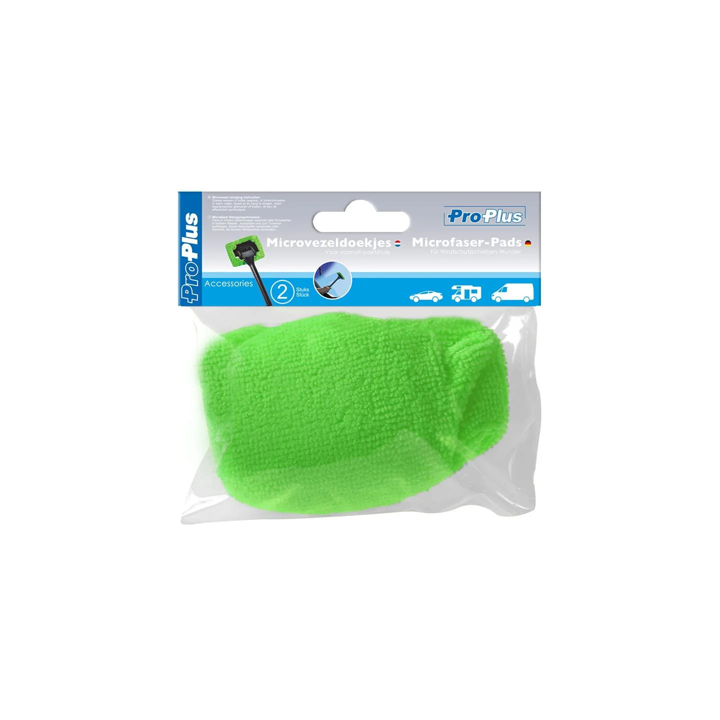 Microfiber Cloths for Windshield Cleaning Wonder - Set of 2