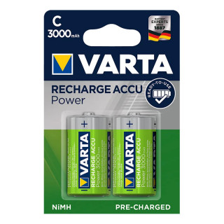 Rechargeable batteries 2x C 3000 mAh