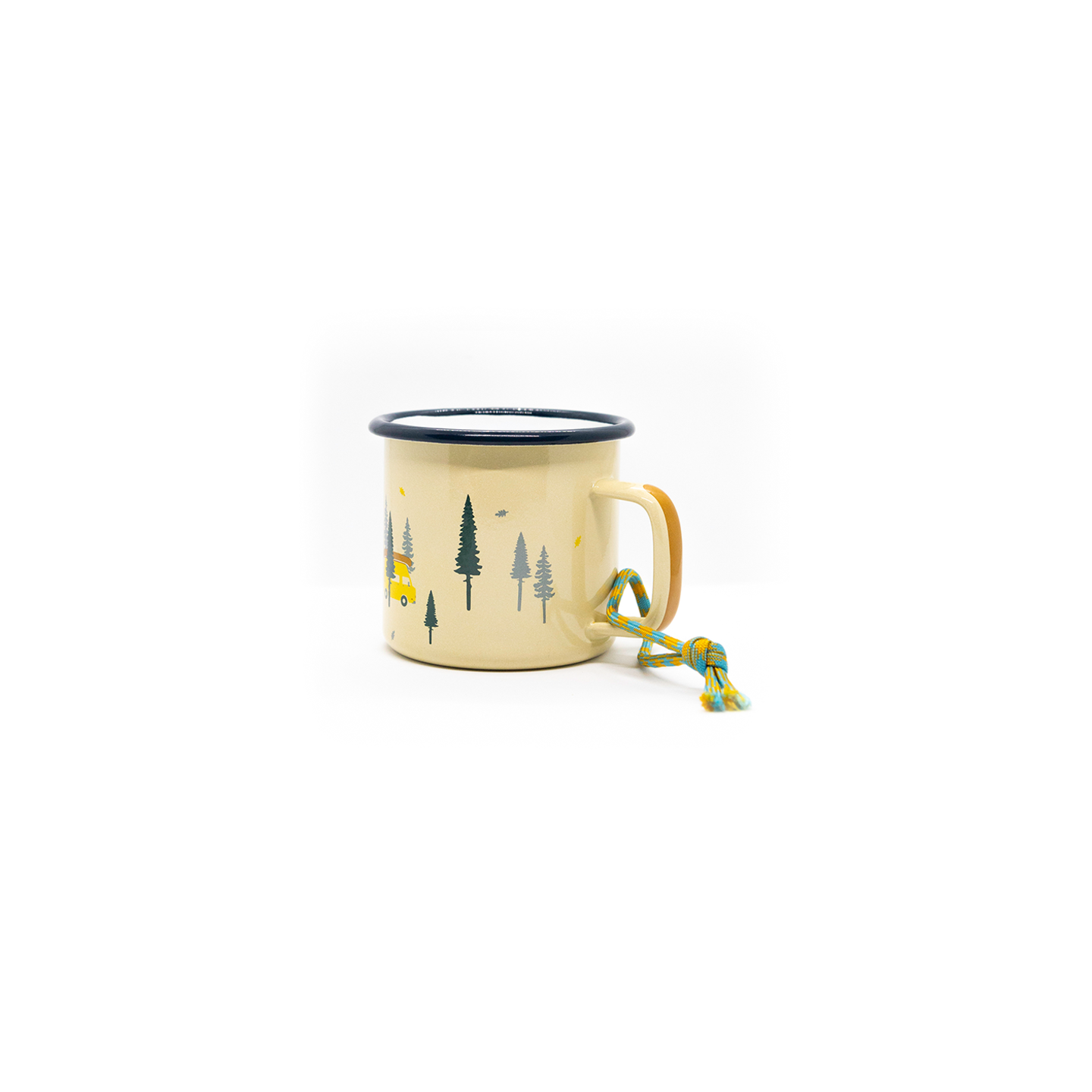 Roadtyping – langlebige 'Wild & Free' Emaille-Tasse