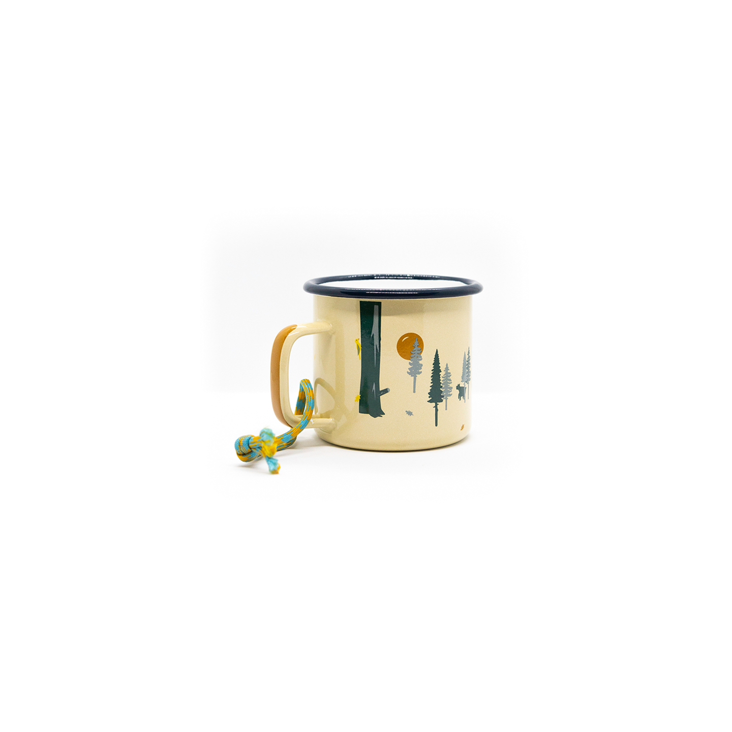 Roadtyping – langlebige 'Wild & Free' Emaille-Tasse