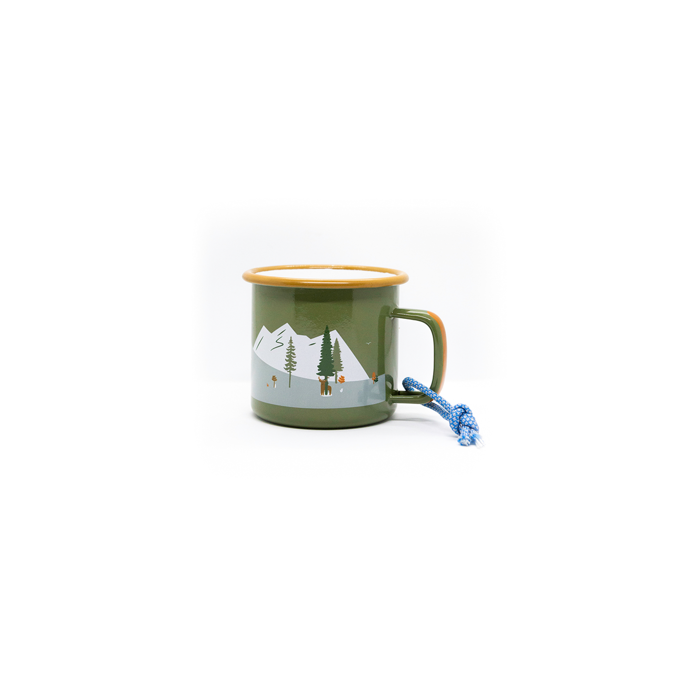 Roadtyping - langlebige 'Outdoor' Emaille-Tasse