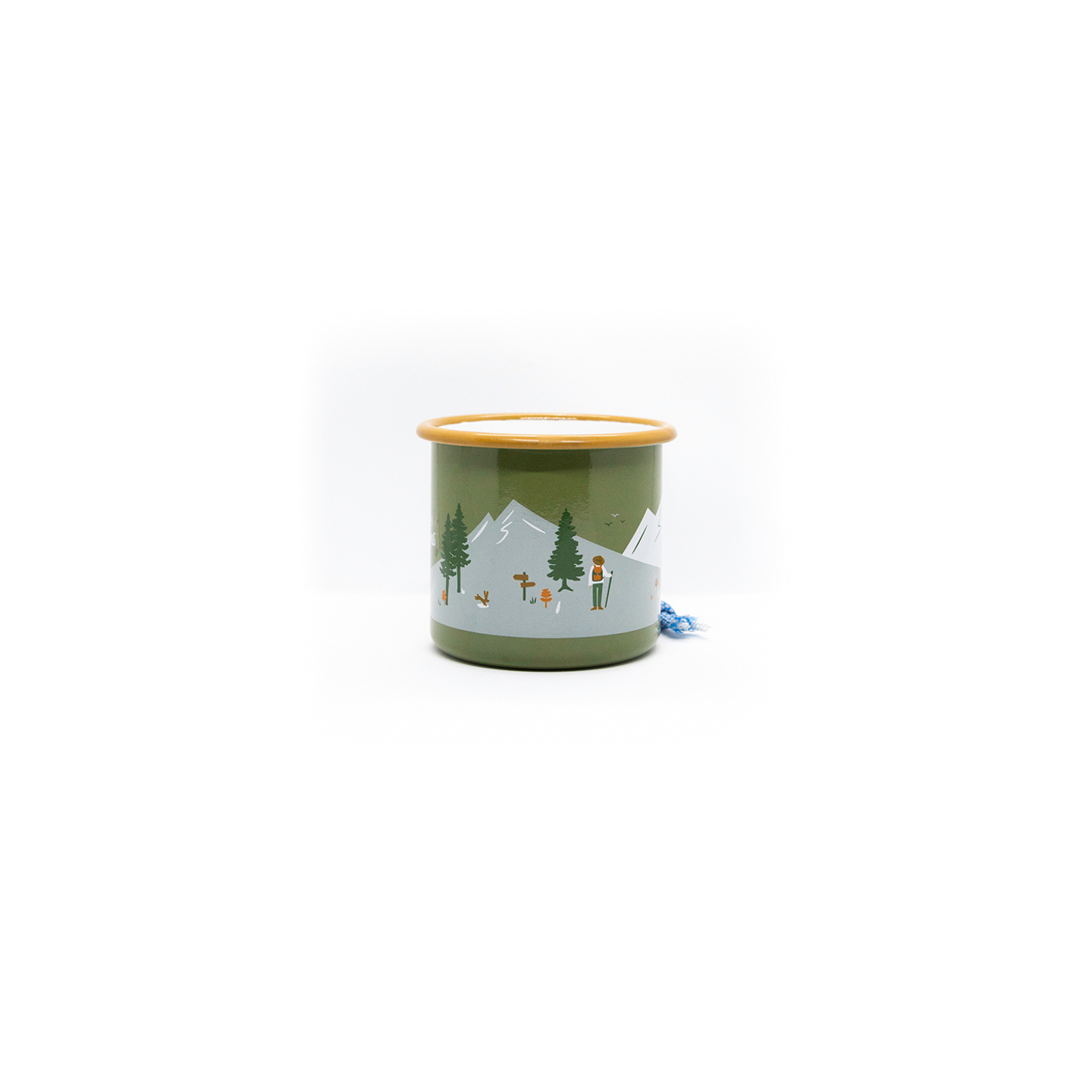 Roadtyping - langlebige 'Outdoor' Emaille-Tasse