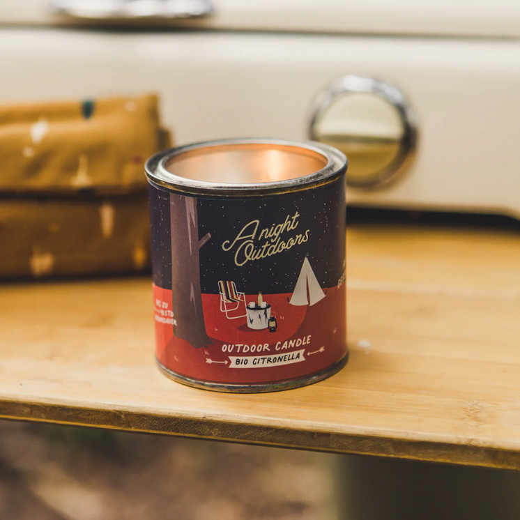 Canned candle - "A Night Outdoors"