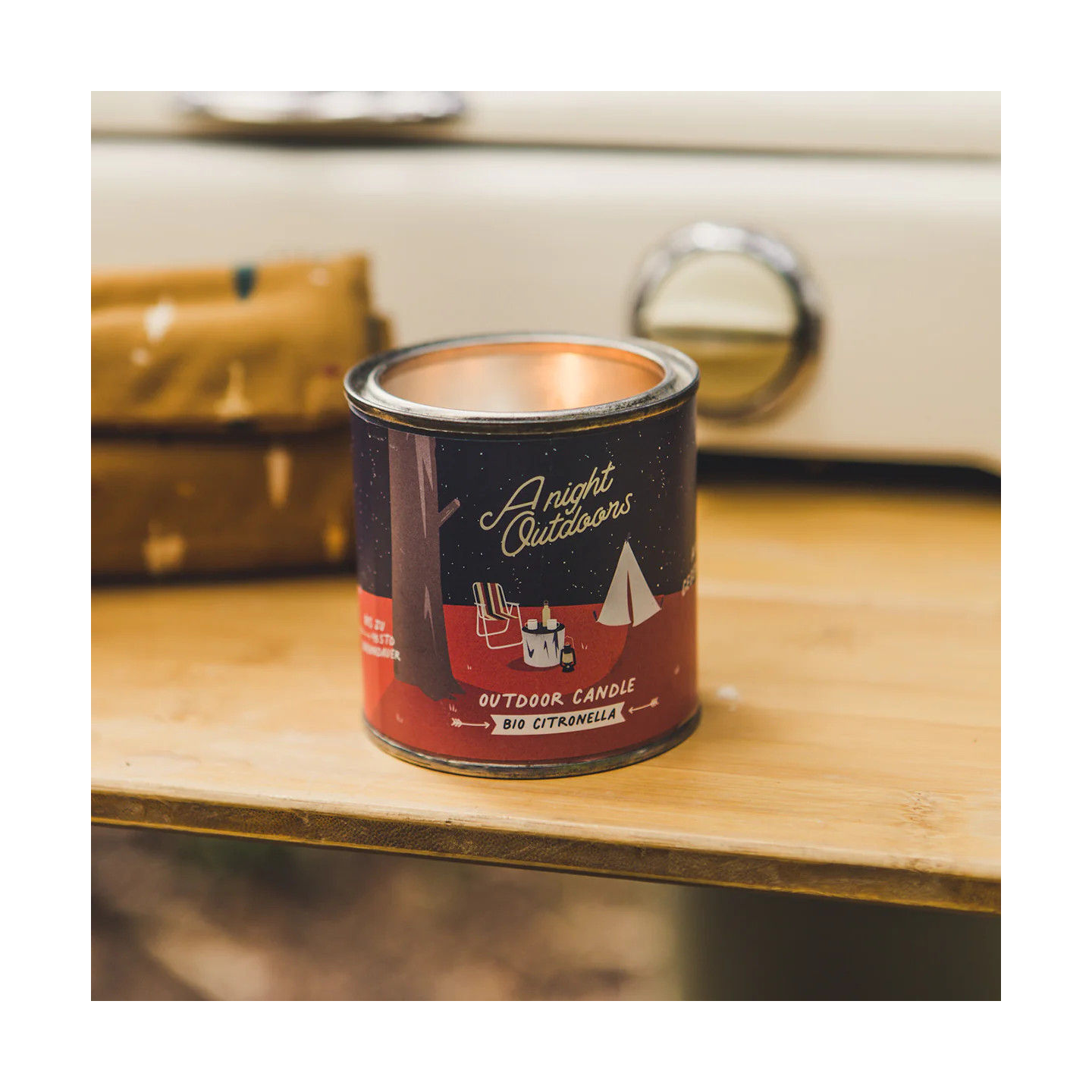 Canned candle - "A Night Outdoors"