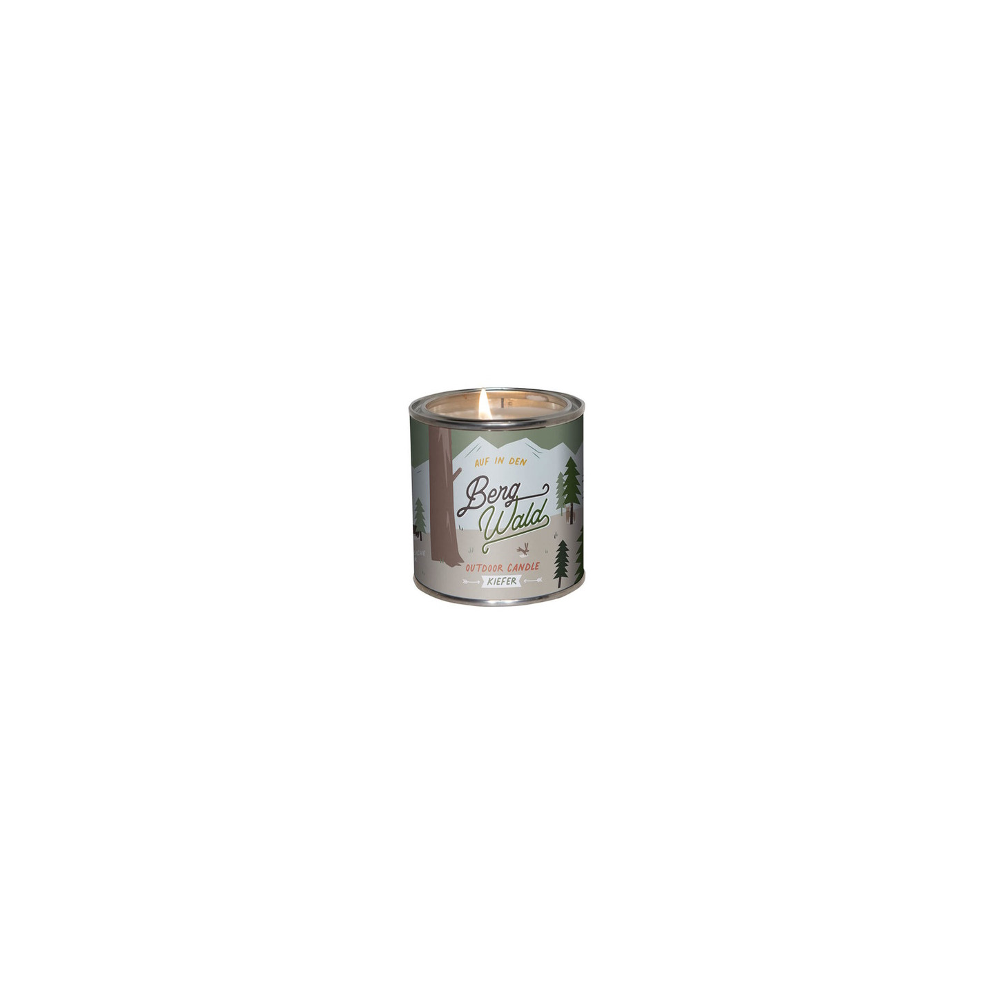 Canned candle - "To The Mountain Forest"