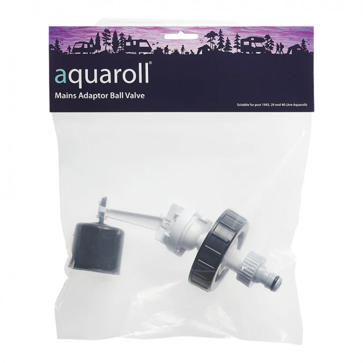 Mains adaptor ball valve for Aquaroll 40L