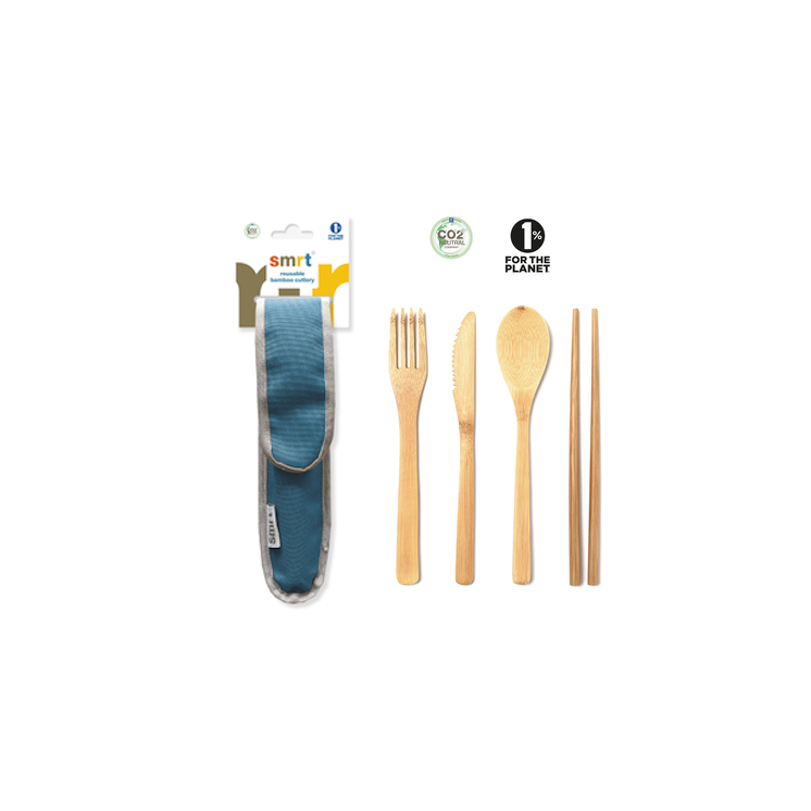 Smrt - Reusable bamboo cutlery set – sustainable and zero waste