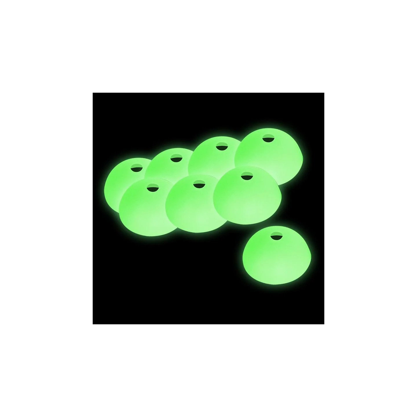 Glow-in-the-dark herring caps