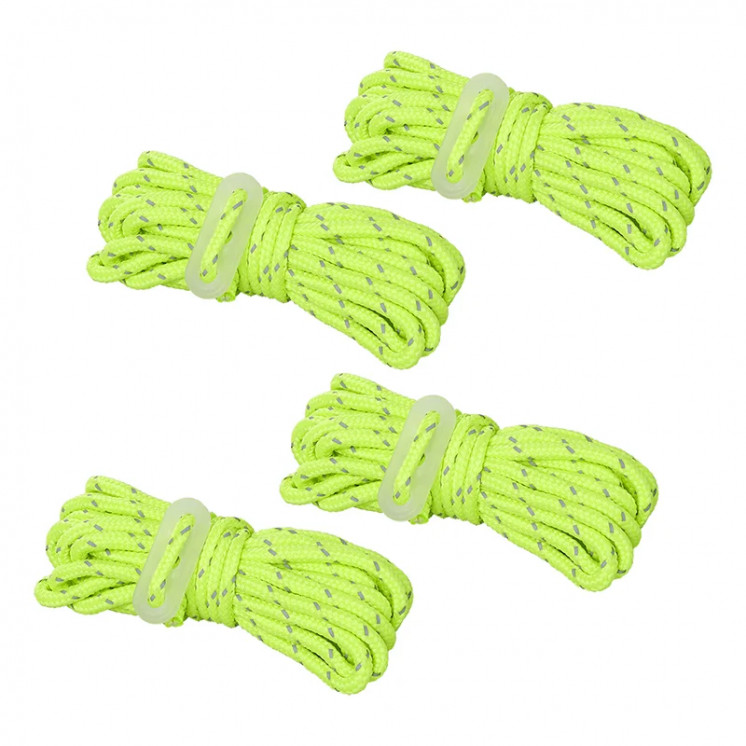 Guy line set fluorescent (4x 4m)