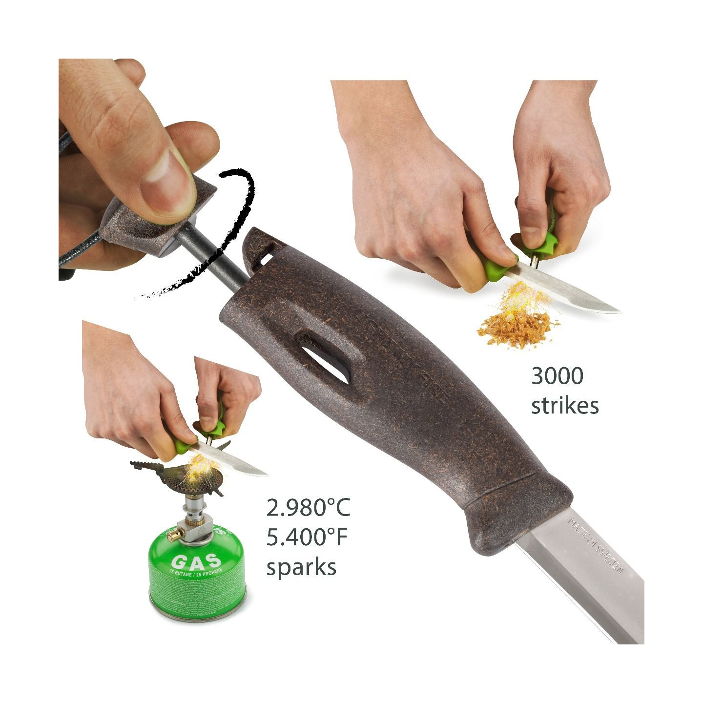 Light My Fire - Swedish FireKnife - 2in1 (Knife + Fire starter)