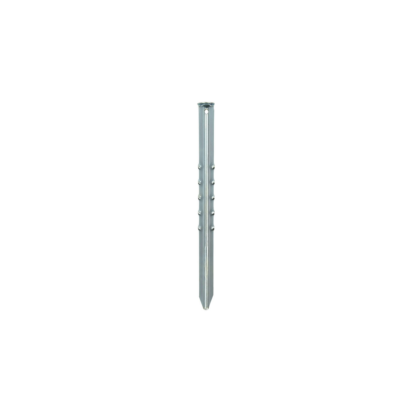 ProPlus - Gerippter Metall-Zelthering 40 cm - 2er-Set