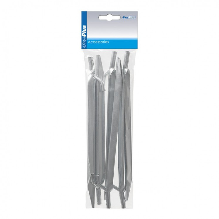 ProPlus - Metalen tentharing 25 cm met haak - set van 6