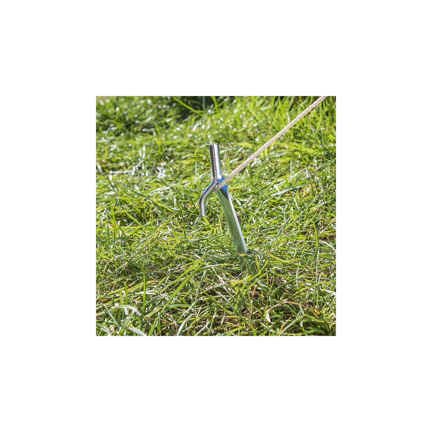 ProPlus - Metal tent peg 25 cm with hook - set of 6