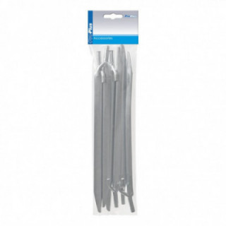 ProPlus - Metalen tentharing 30 cm met haak - set van 6