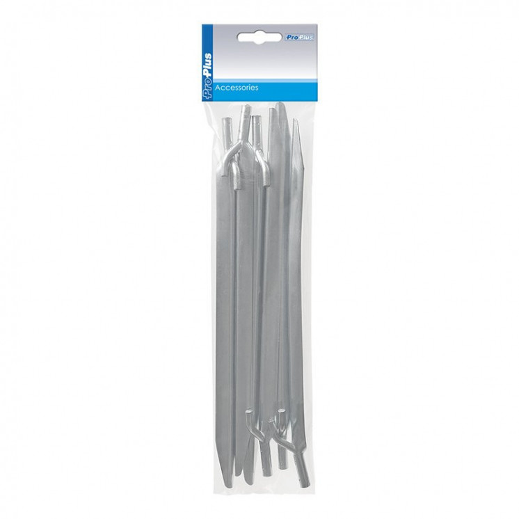 ProPlus - Metal tent peg 30 cm with hook - set of 6