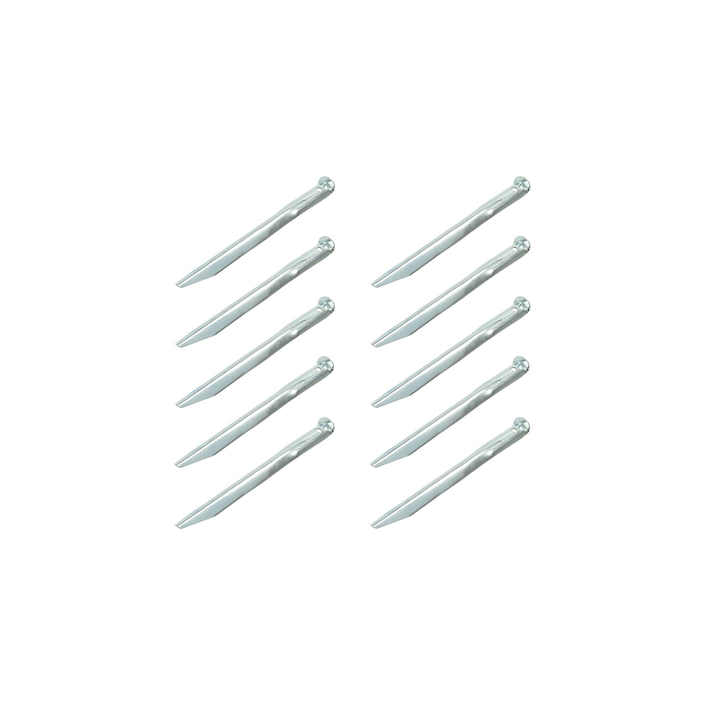 ProPlus - Half-round metal tent peg 22 cm - set of 10